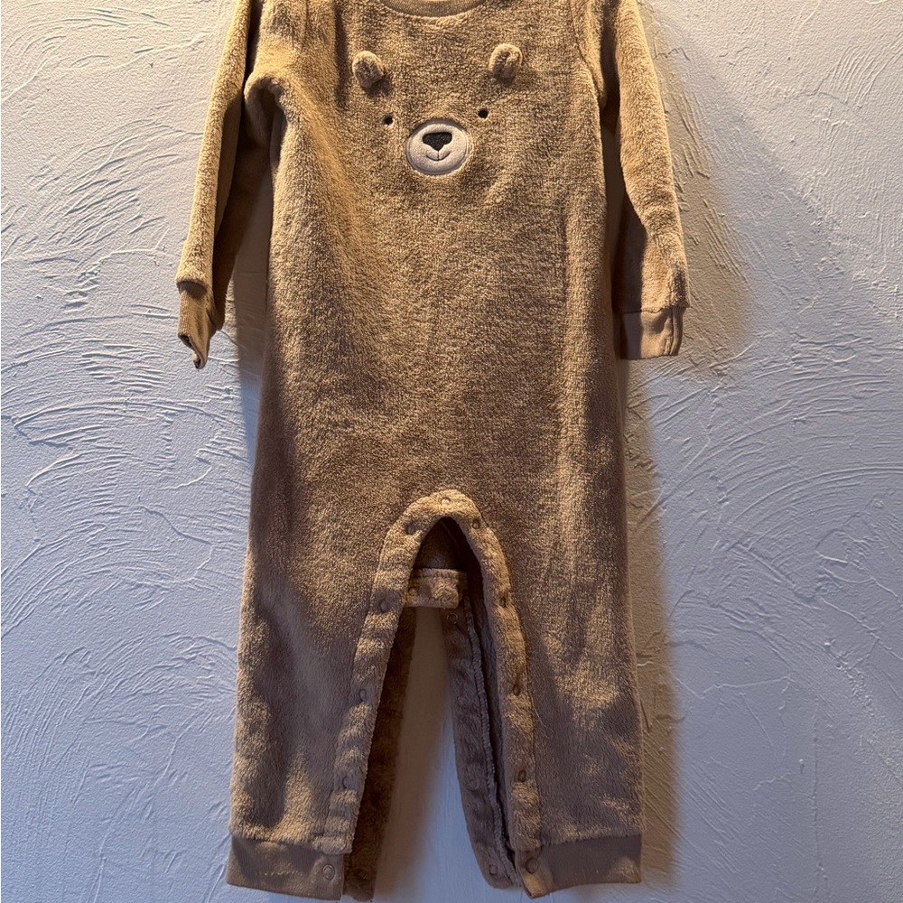 Carter's Cozy Brown Bear One Piece